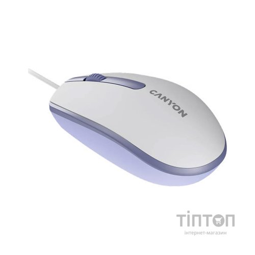 Мишка Canyon M-10 USB White Lavender (CNE-CMS10WL)