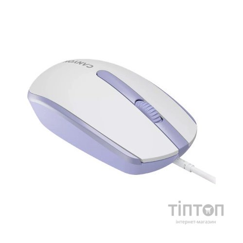 Мишка Canyon M-10 USB White Lavender (CNE-CMS10WL)