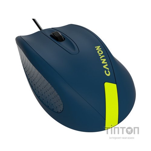 Мишка Canyon M-11 USB Blue/Yellow (CNE-CMS11BY)