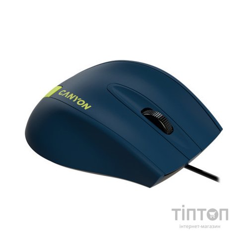 Мишка Canyon M-11 USB Blue/Yellow (CNE-CMS11BY)