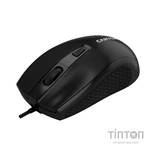 Мишка Canyon M-4 USB Black (CNE-CMS4)