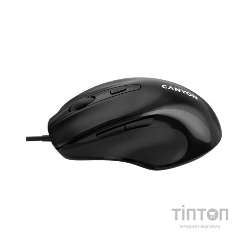 Мишка Canyon M-6 USB Black (CNE-CMS6)