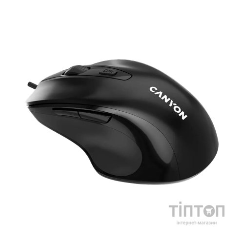 Мишка Canyon M-6 USB Black (CNE-CMS6)