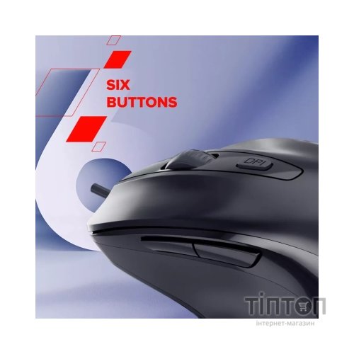 Мишка Canyon M-6 USB Black (CNE-CMS6)