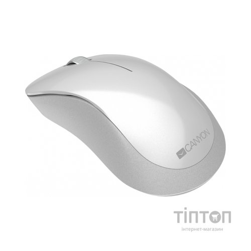 Мишка Canyon MW-11 Wireless Pixart White Grey (CNE-CMSW11PW)