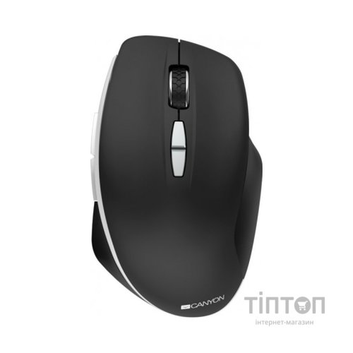 Мишка Canyon MW-21 Wireless Blue LED Black (CNS-CMSW21B)