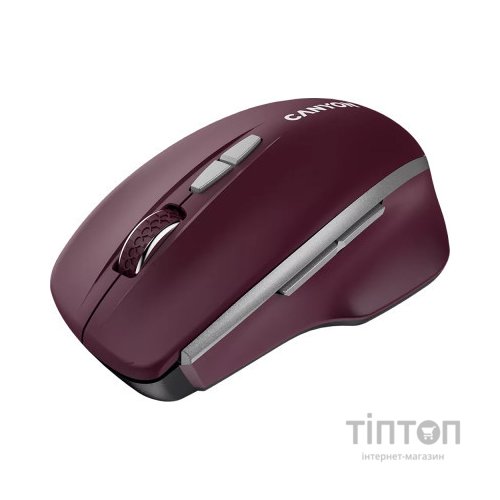 Мишка Canyon MW-21 Wireless Blue LED Burgundy (CNS-CMSW21BR)