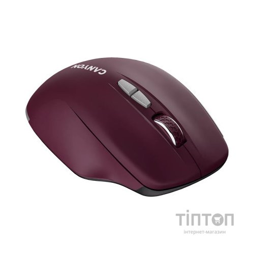 Мишка Canyon MW-21 Wireless Blue LED Burgundy (CNS-CMSW21BR)