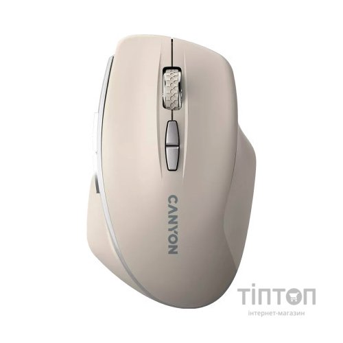Мишка Canyon MW-21 Wireless Blue LED Cosmic Latte (CNS-CMSW21CL)