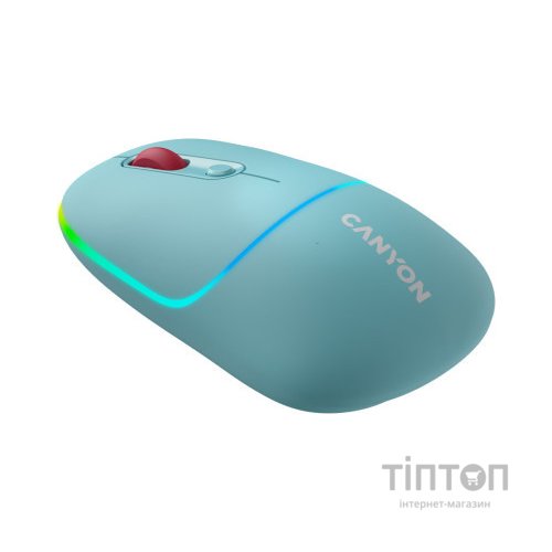Мишка Canyon MW-22 Dual Band RGB Wireless Dark Cyan (CNS-CMSW22DC)