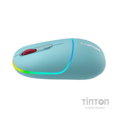 Мишка Canyon MW-22 Dual Band RGB Wireless Dark Cyan (CNS-CMSW22DC)