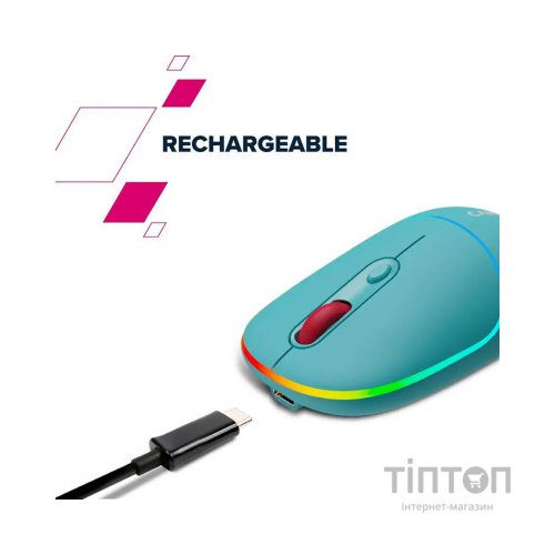 Мишка Canyon MW-22 Dual Band RGB Wireless Dark Cyan (CNS-CMSW22DC)