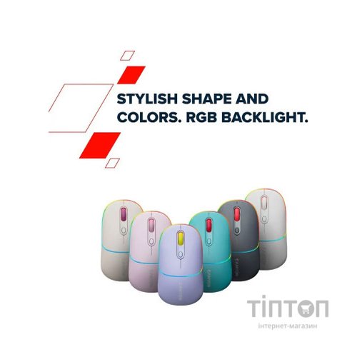 Мишка Canyon MW-22 Dual Band RGB Wireless Dark Cyan (CNS-CMSW22DC)