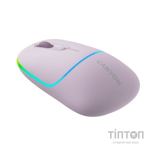 Мишка Canyon MW-22 Dual Band RGB Wireless Pearl Rose (CNS-CMSW22PR)