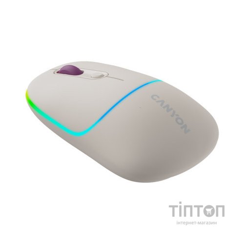 Мишка Canyon MW-22 Dual Band RGB Wireless Rice (CNS-CMSW22RC)
