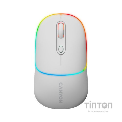 Мишка Canyon MW-22 Dual Band RGB Wireless Snow White (CNS-CMSW22SW)