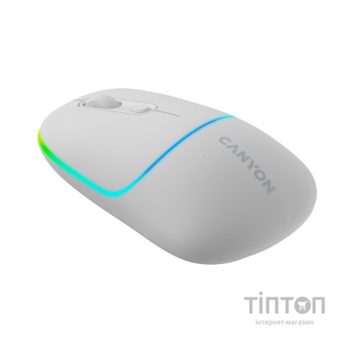 Мишка Canyon MW-22 Dual Band RGB Wireless Snow White (CNS-CMSW22SW)