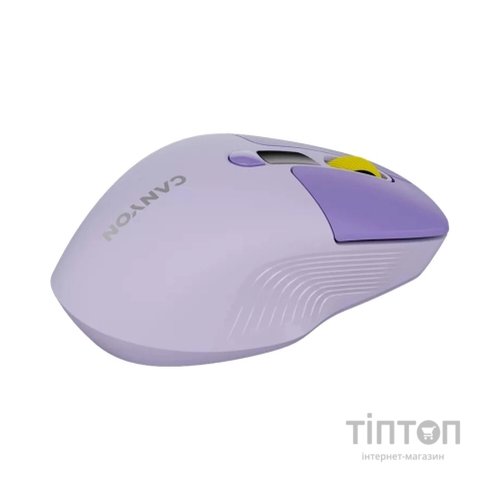 Мишка Canyon MW-26 LCD Silent Wireless/Bluetooth Violet (CNS-CMSW26V)