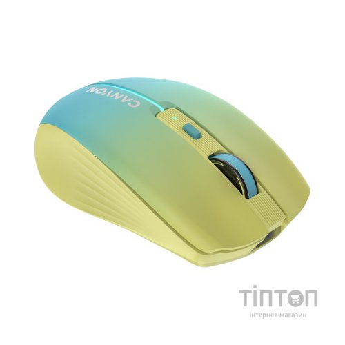 Мишка Canyon MW-44 LED Rechargeable Wireless/Bluetooth Yellow Blue (CNS-CMSW44UA)