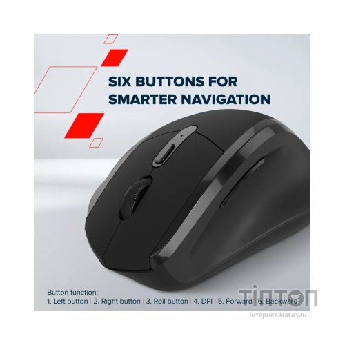 Мишка Canyon OnClick 17 Wireless Black (CNE-CMSW17B)