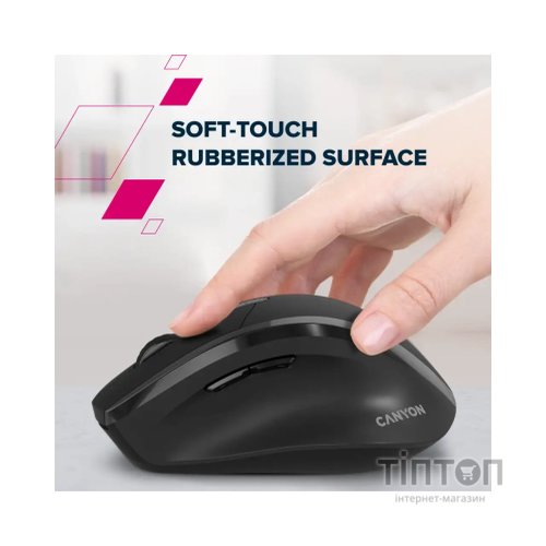 Мишка Canyon OnClick 17 Wireless Black (CNE-CMSW17B)