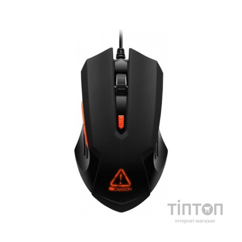 Мишка Canyon Star Raider USB Black (CND-SGM01RGB)