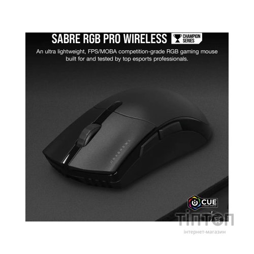 Мишка Corsair Sabre RGB Pro Champion Wireless Black (CH-9313211-EU)