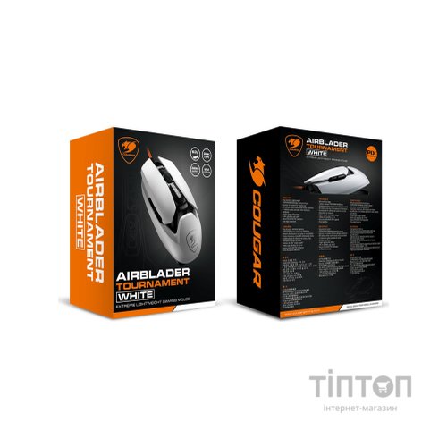 Мишка Cougar AirBlader Tournament USB White (AirBlader Tournament White)