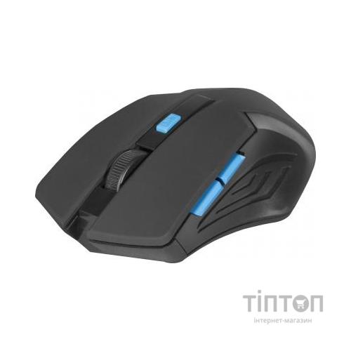 Мишка Defender Accura MM-275 Black-Blue (52275)