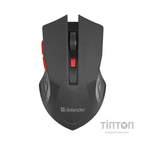 Мишка Defender Accura MM-275 Black-Red (52276)