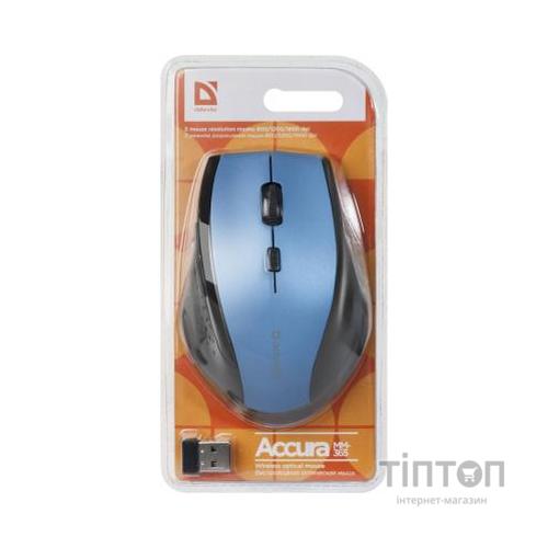 Мишка Defender Accura MM-365 Blue (52366)