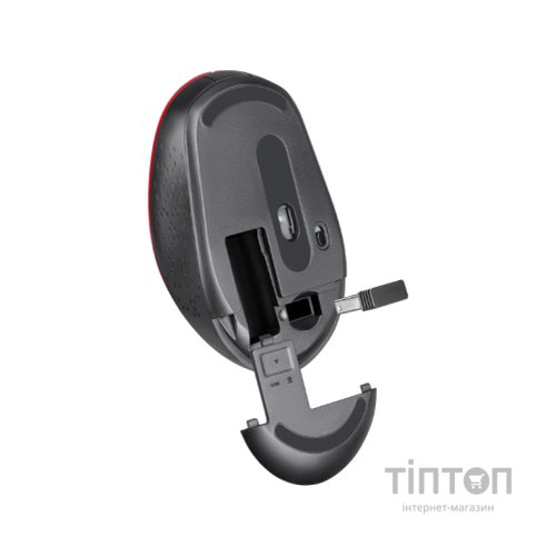 Мишка Defender Auris MB-027 Silent Wireless Red (52026)