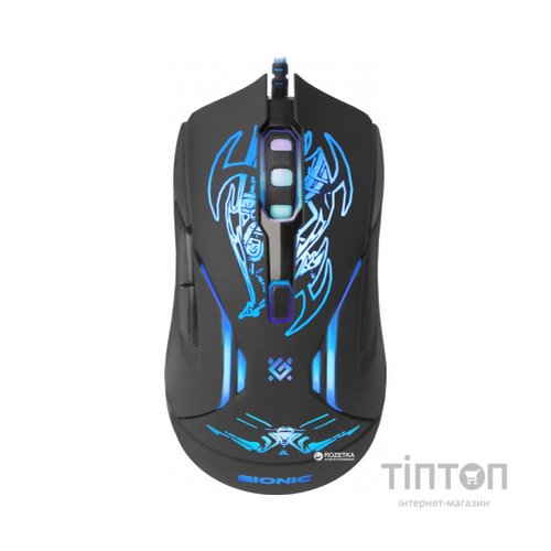 Мишка Defender Bionic GM-250L Black (52250)