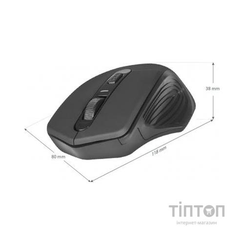 Мишка Defender Datum MB-345 Black (52345)