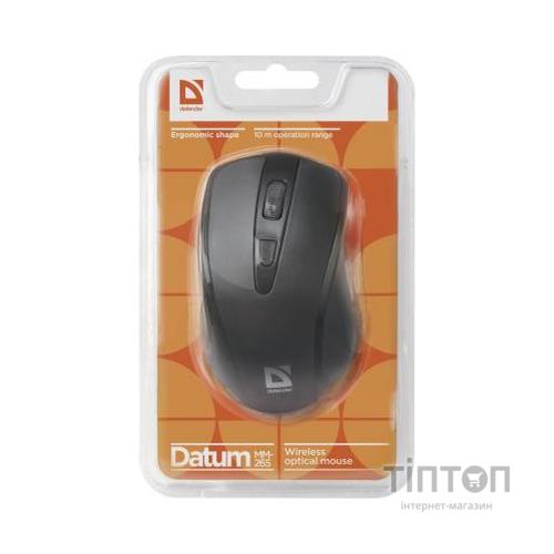 Мишка Defender Datum MM-265 Black (52265)
