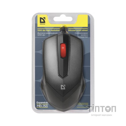 Мишка Defender Expansion MB-753 Black (52753)