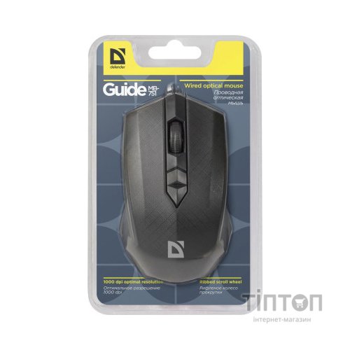 Мишка Defender Guide MB-751 Black (52751)