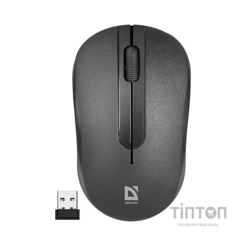 Мишка Defender Hit MM-495 Wireless Black (52495)