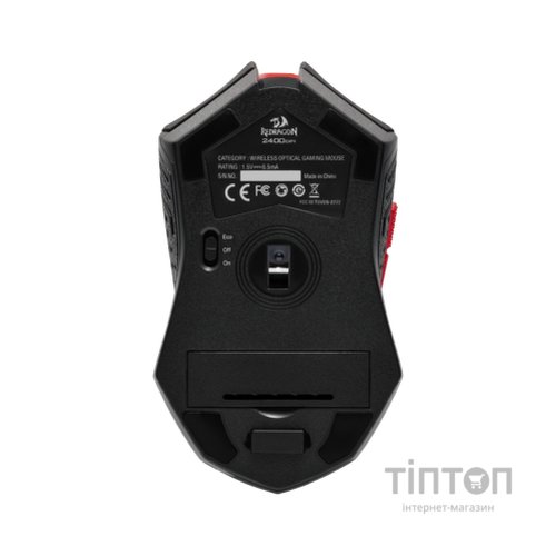 Мишка Defender M601WL-BA Wireless + mouse pad Black/Red (78227)