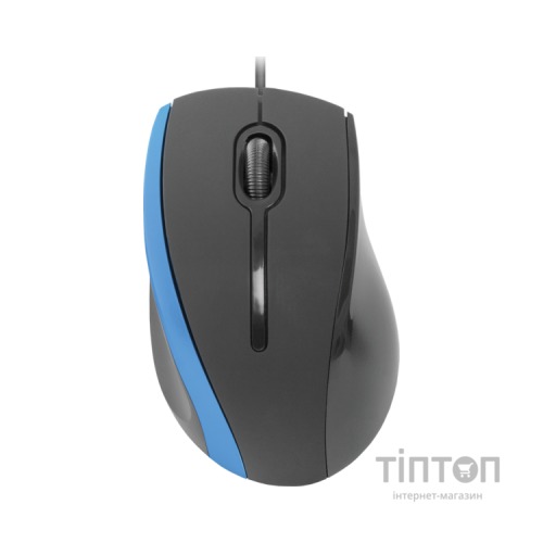 Мишка Defender MM-340 Black-Blue (52344)