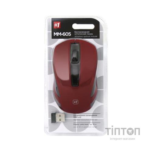 Мишка Defender MM-605 Red (52605)