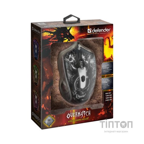 Мишка Defender Overmatch GM-069 USB Black (52069)