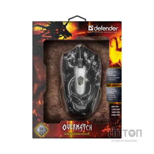 Мишка Defender Overmatch GM-069 USB Black (52069)