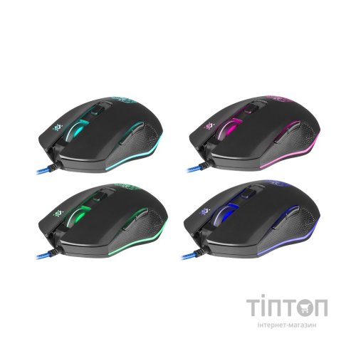 Мишка Defender Sleipnir GM-927 USB Black+ Килимок (52927)