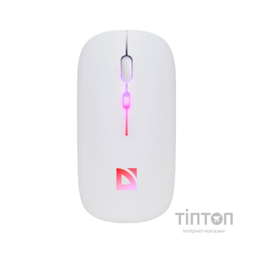 Мишка Defender Touch MM-997 Silent Wireless RGB White (52998)