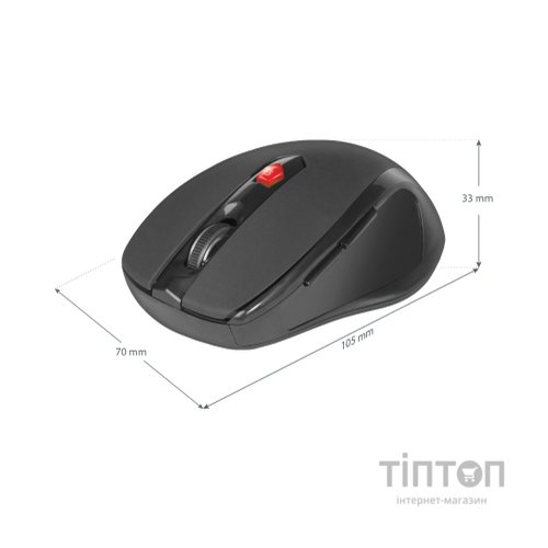 Мишка Defender Ultra MM-315 Wireless Black (52315)
