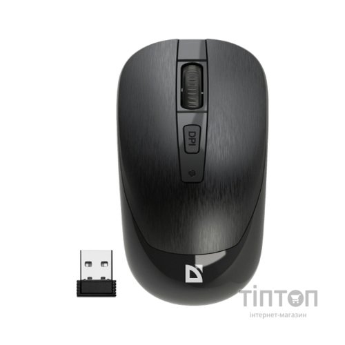 Мишка Defender Wave MM-995 Silent Wireless Black (52995)