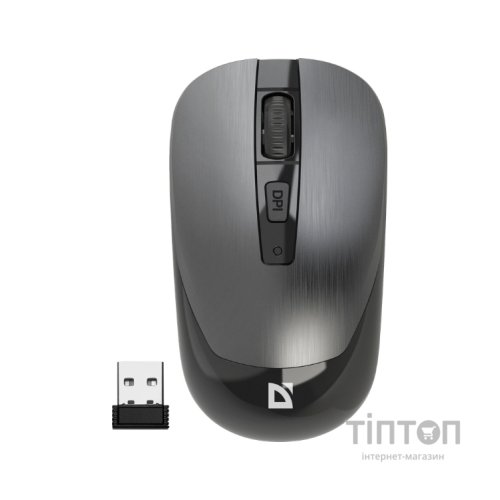 Мишка Defender Wave MM-995 Silent Wireless Grey (52993)
