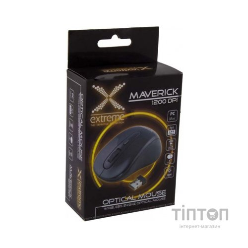 Мишка Esperanza Extreme XM104K чорна, безпровідна, USB
