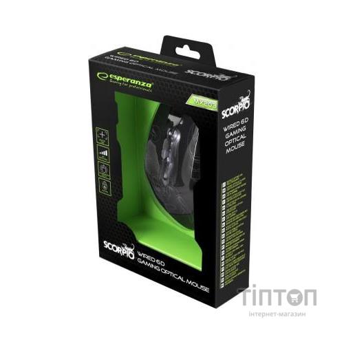 Мишка Esperanza MX203 Scorpio чорно-синя, USB